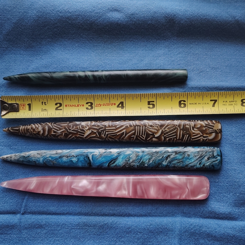 Set of THREE Acrylic Hair Sticks